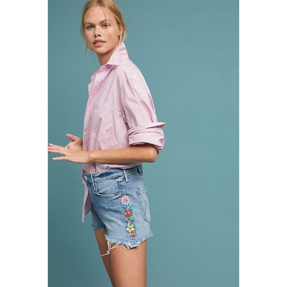 NEW MOTHER THE DUTCHIE SHORT embroidered size 30